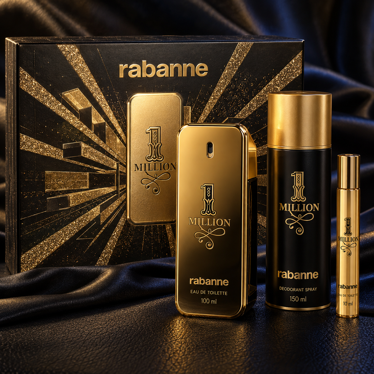 Paco Rabanne 1 Million EDT 100 ML + Desodorante + 10ML